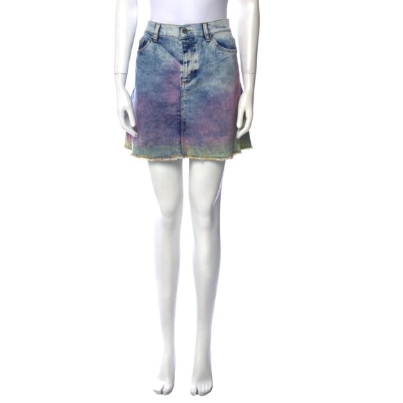 Zadig & Voltaire Tie-Dye Print Mini Skirt, M, FR40, EUC, Like New - Picture 1 of 5
